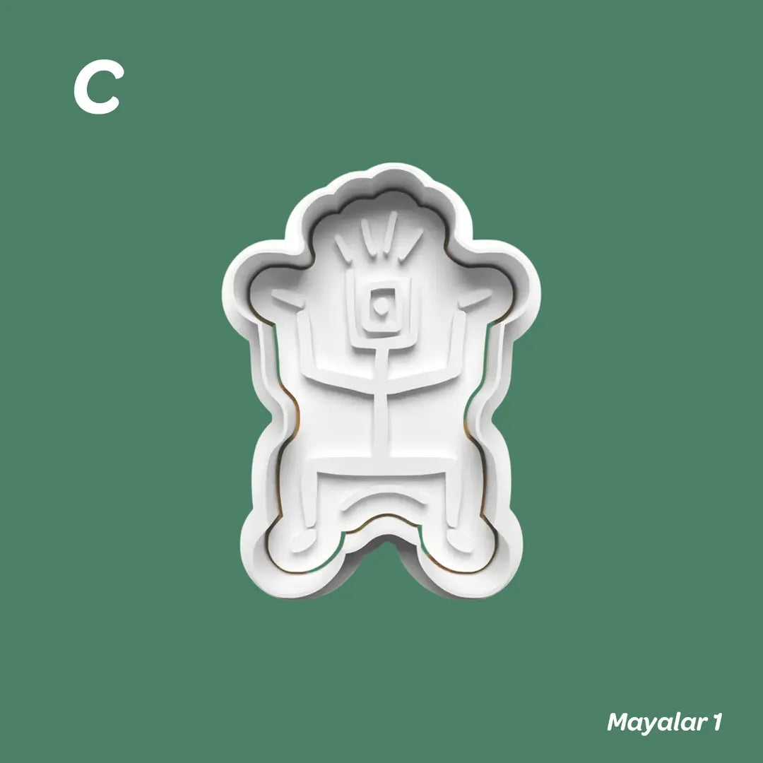 Mayalar 1 - Kurabiye Kalıbı Damga ve Kesici Set