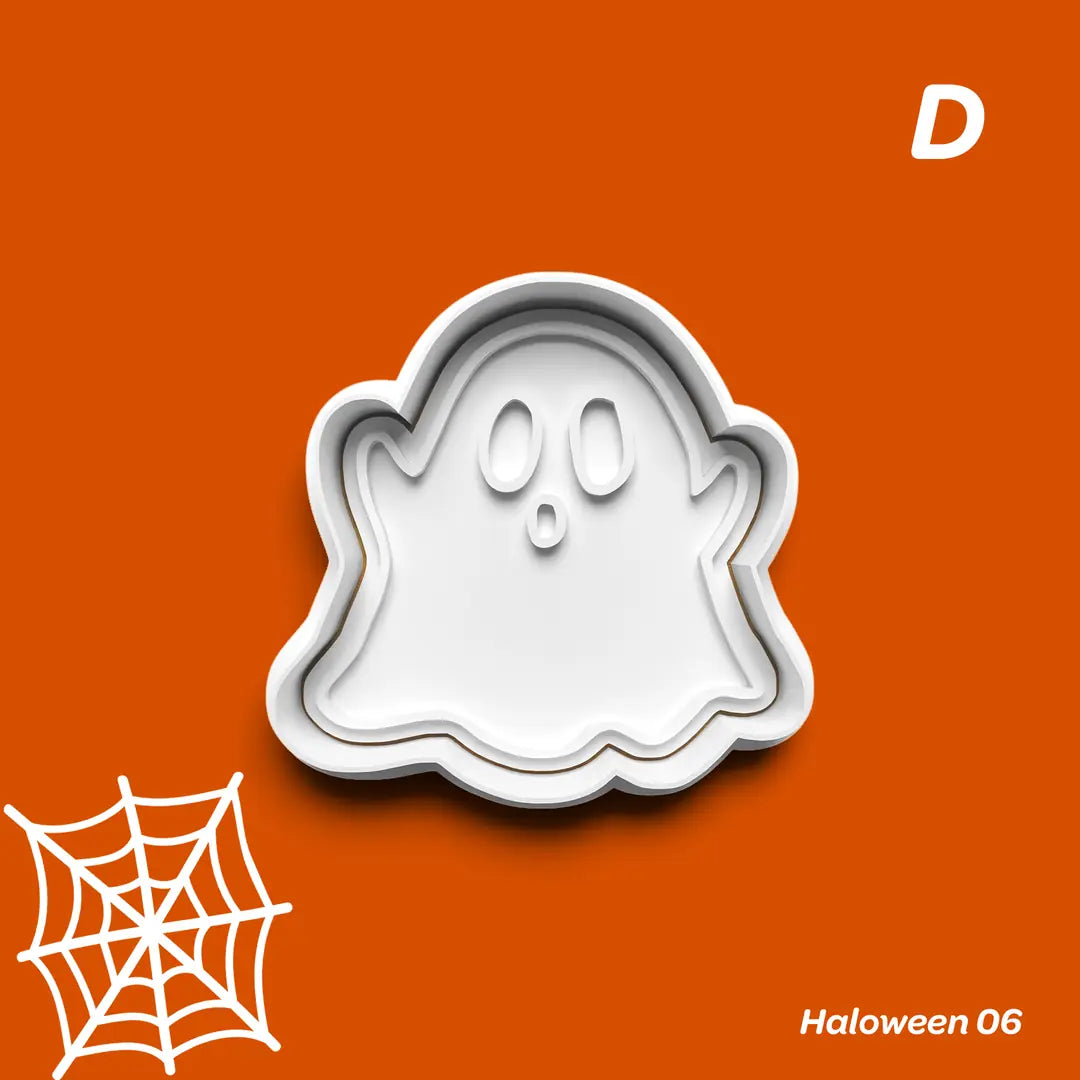 Halloween 06 - Kurabiye Kalıbı Damga ve Kesici Set