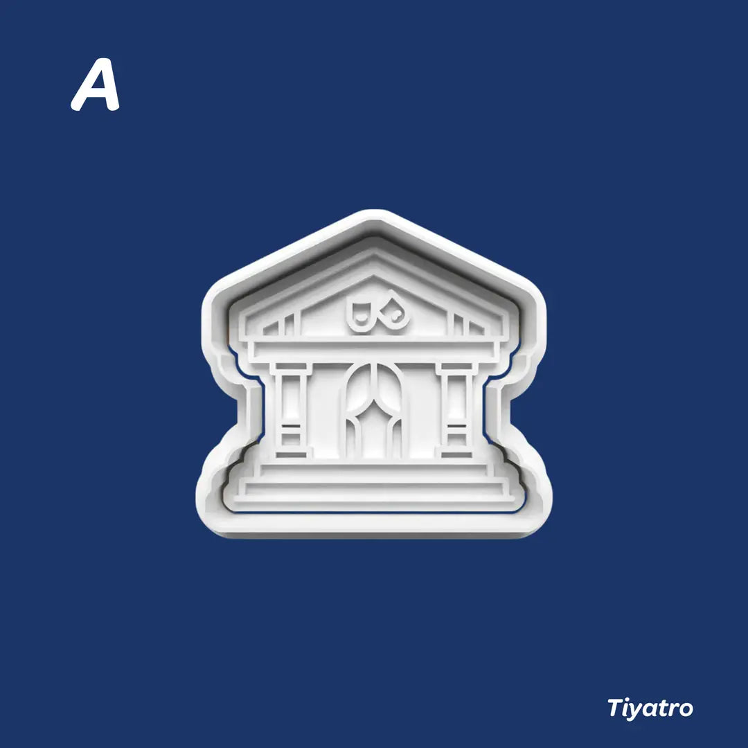 Tiyatro - Kurabiye Kalıbı Damga ve Kesici Set