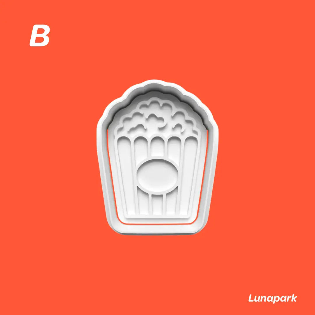 Lunapark - Kurabiye Kalıbı Damga ve Kesici Set