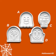 Halloween 05 - Kurabiye Kalıbı Damga ve Kesici Set