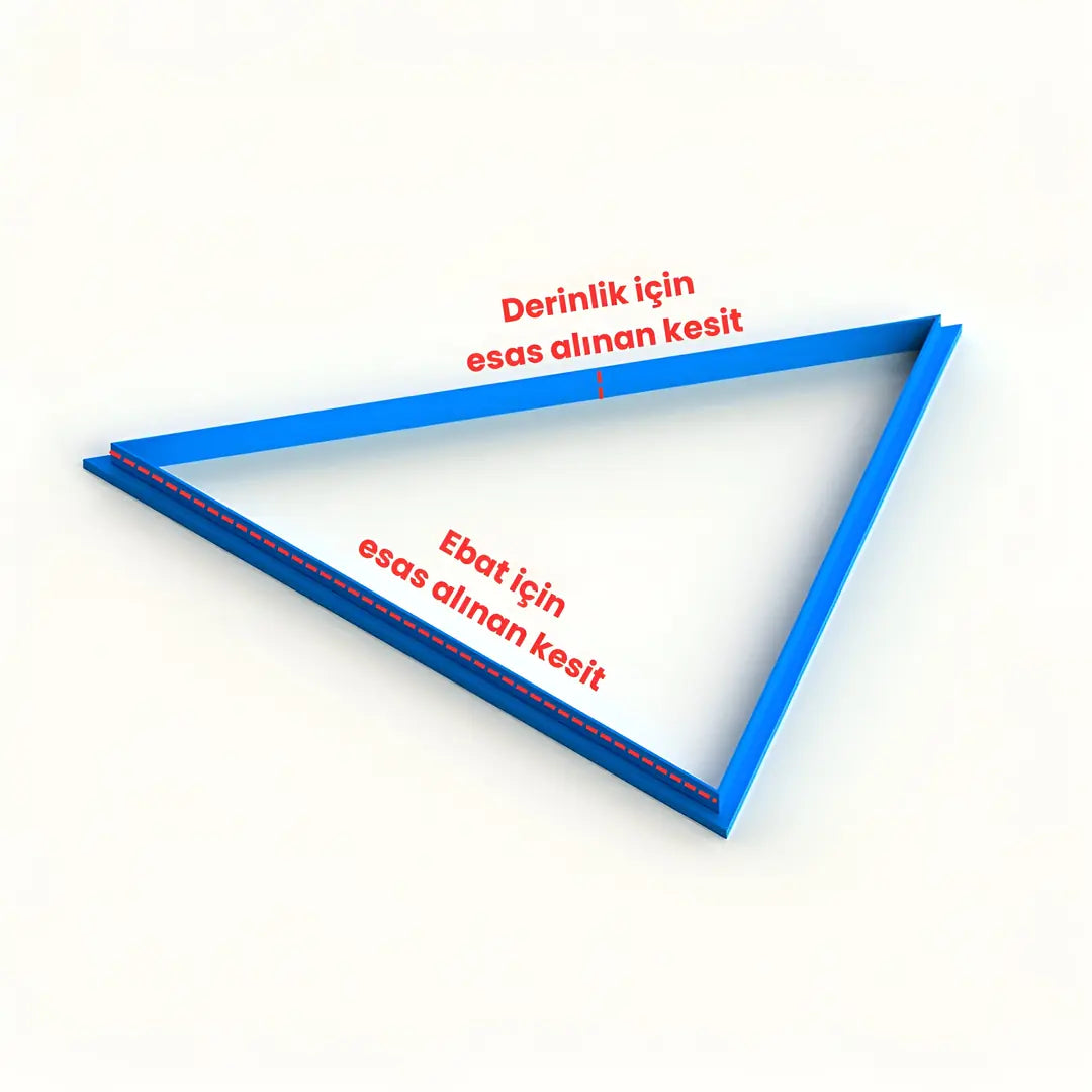 Geometrik Kesici - Üçgen