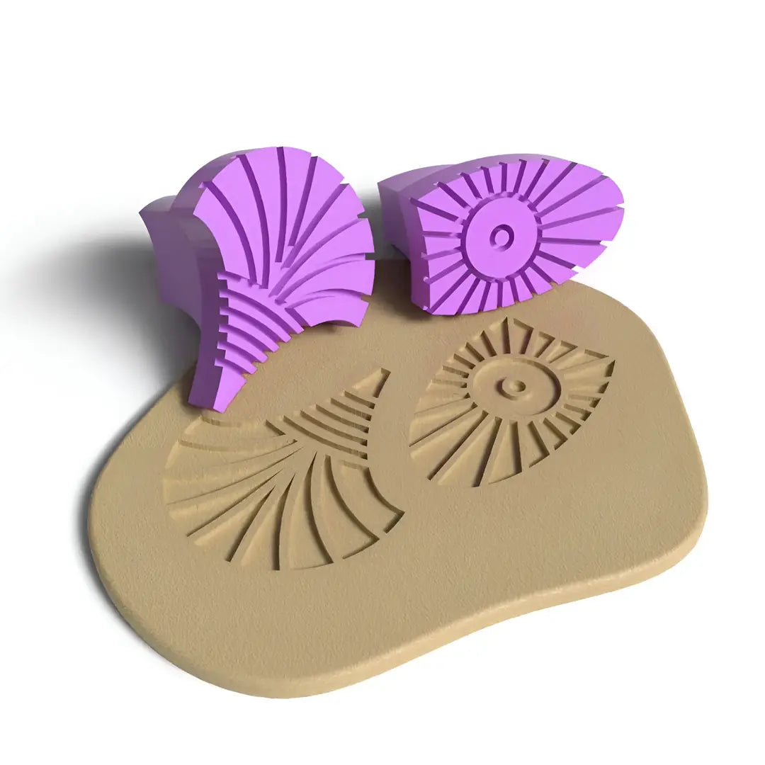 Geometrik Desenler 02 Mühür Seti - 2 Parça Set