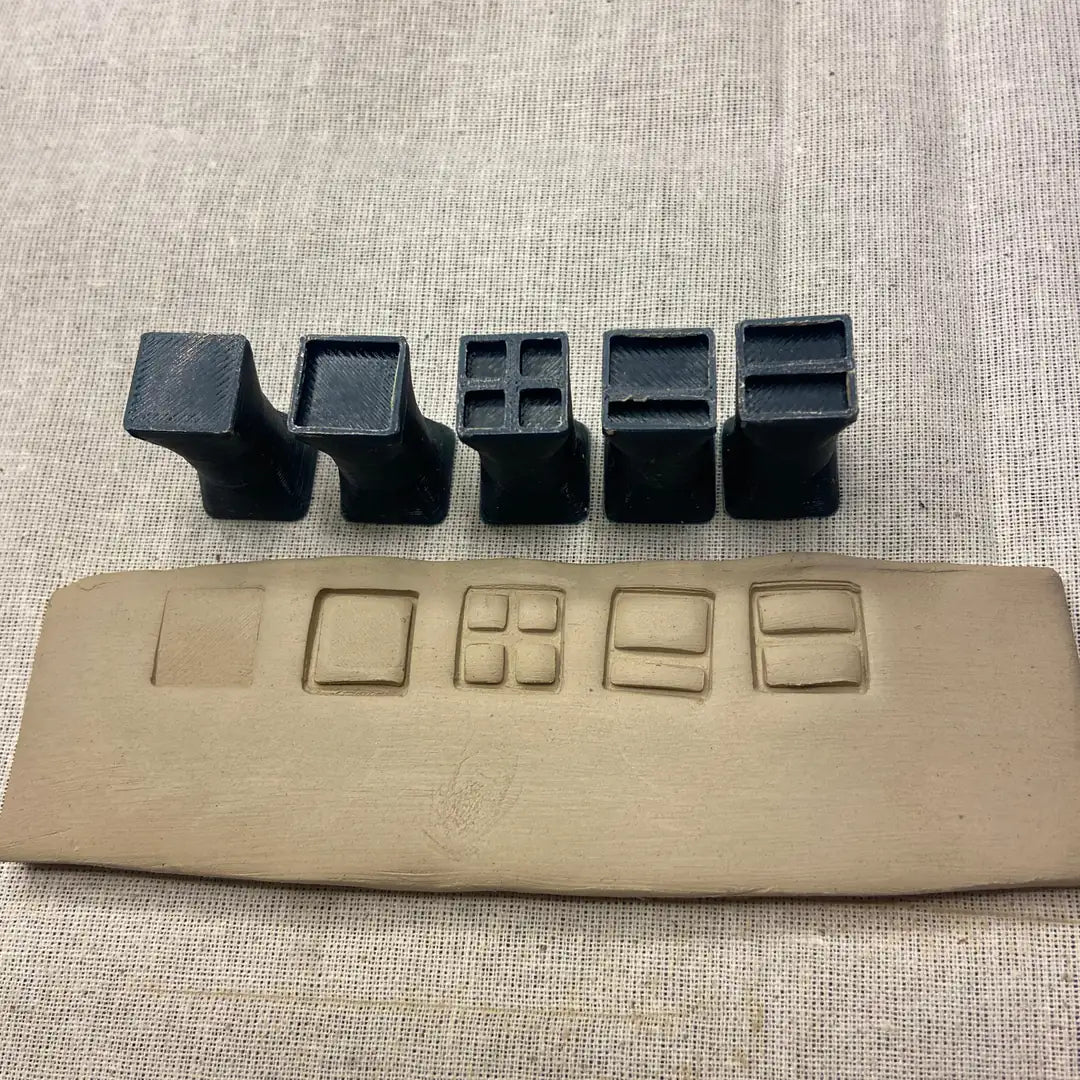 Pencere Mühür Seti - Kare Model 5 Parça SET