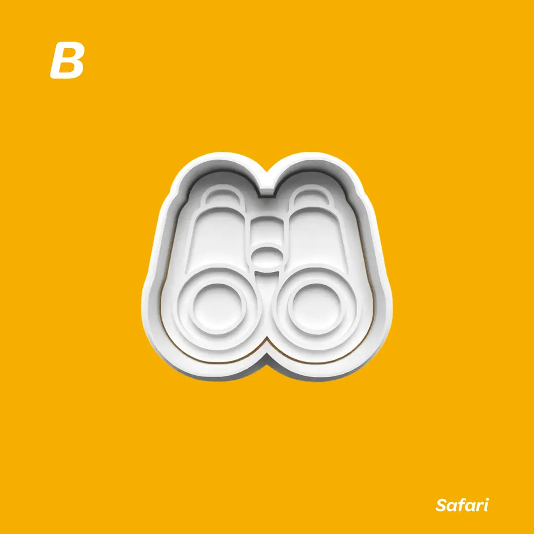 Safari - Kurabiye Kalıbı Damga ve Kesici Set