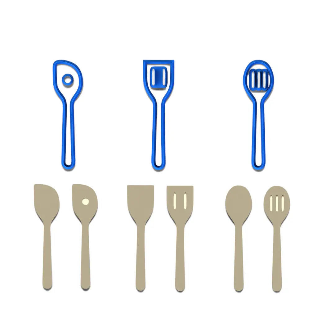 Spatula ve Kaşıklık Kalıp Seti 003