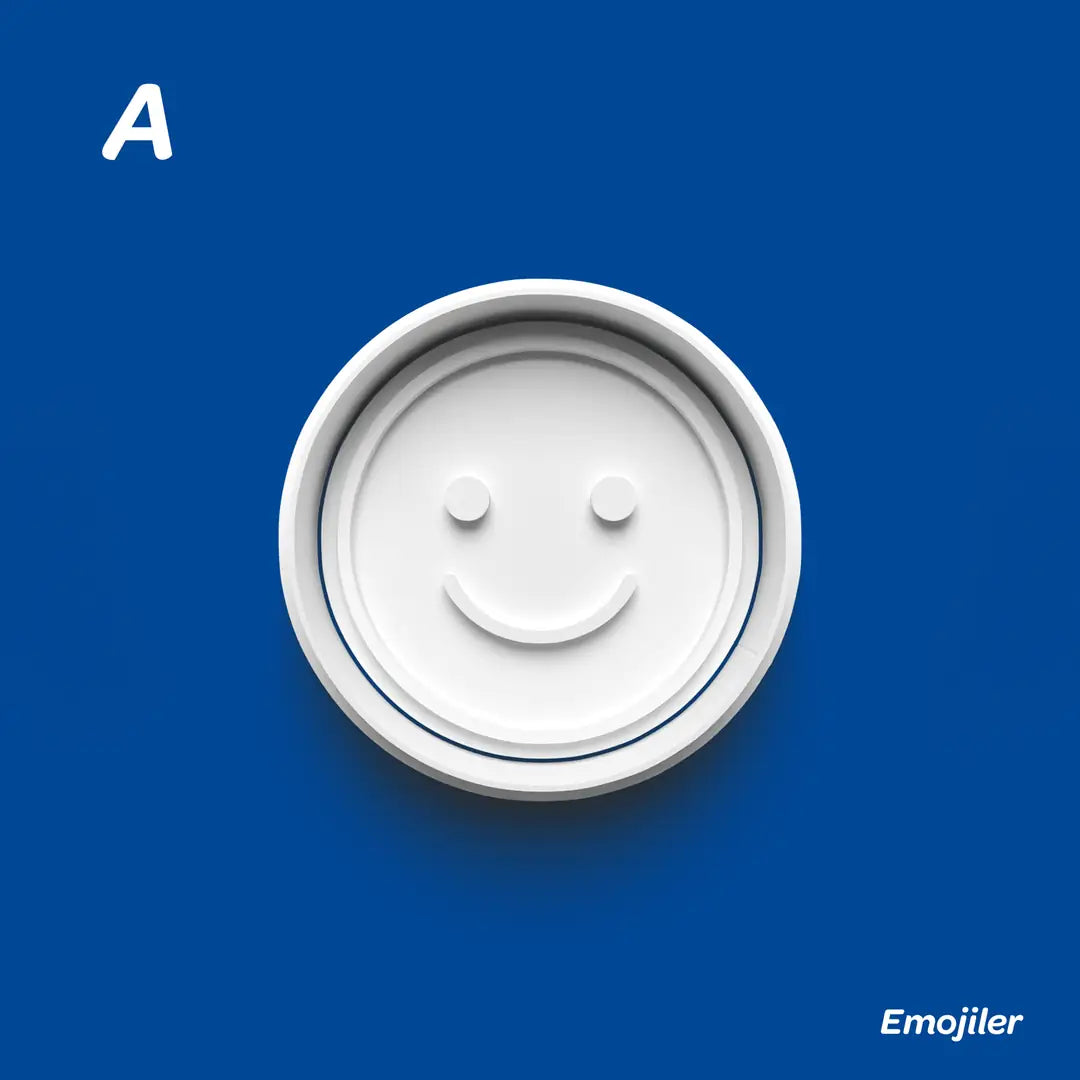 Emojiler - Kurabiye Kalıbı Damga ve Kesici Set