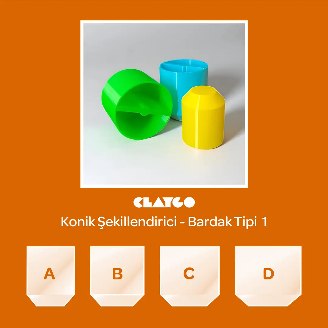 Konik Şekillendirici - Bardak Tipi 1
