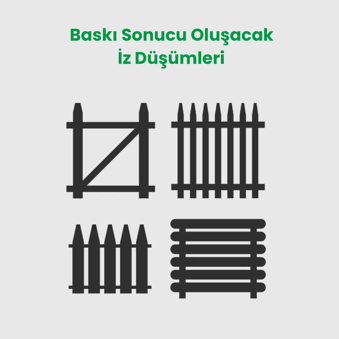 Bahçe Çitleri Mühür Seti - 4 Parça SET