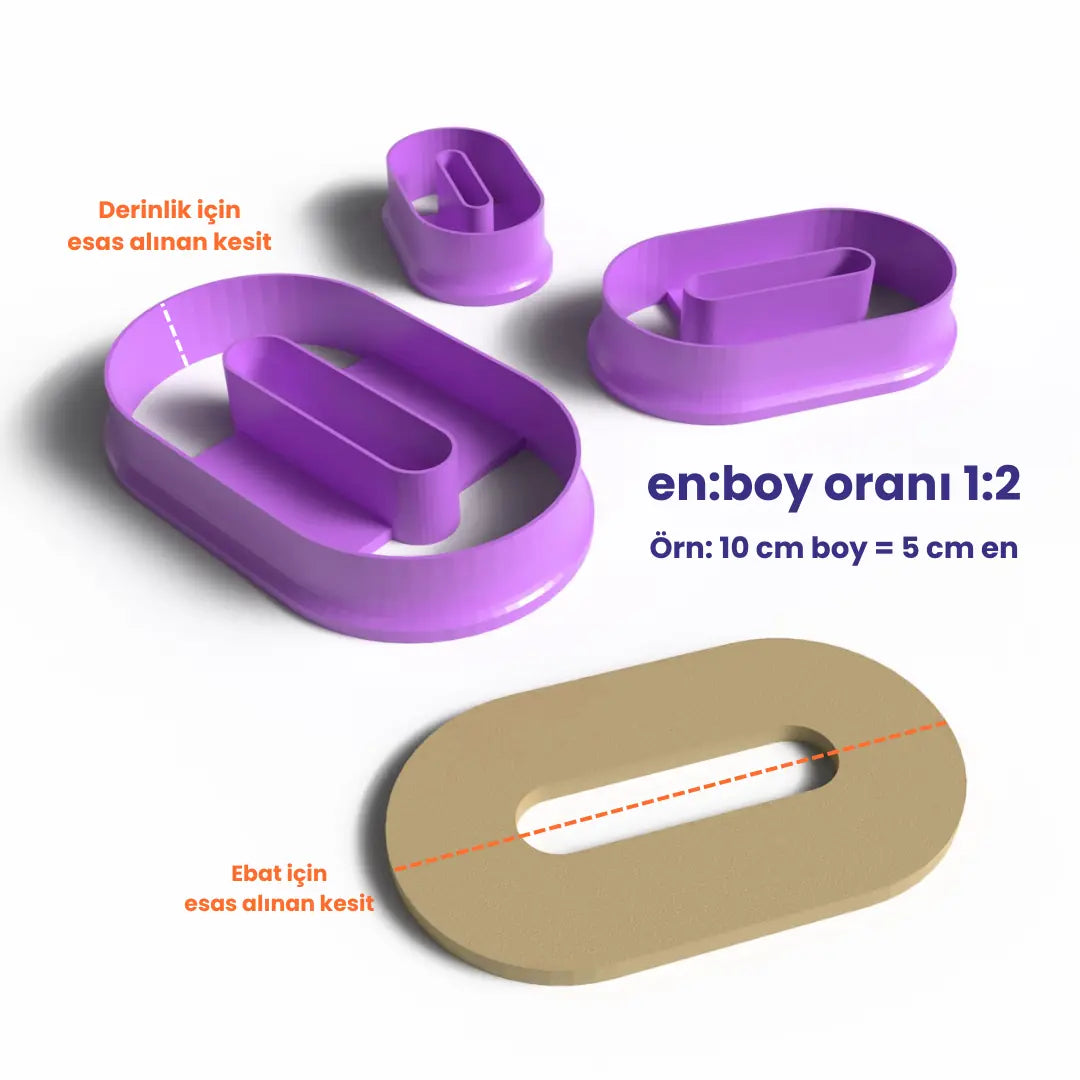 Oval Toka Kesici Kalıp