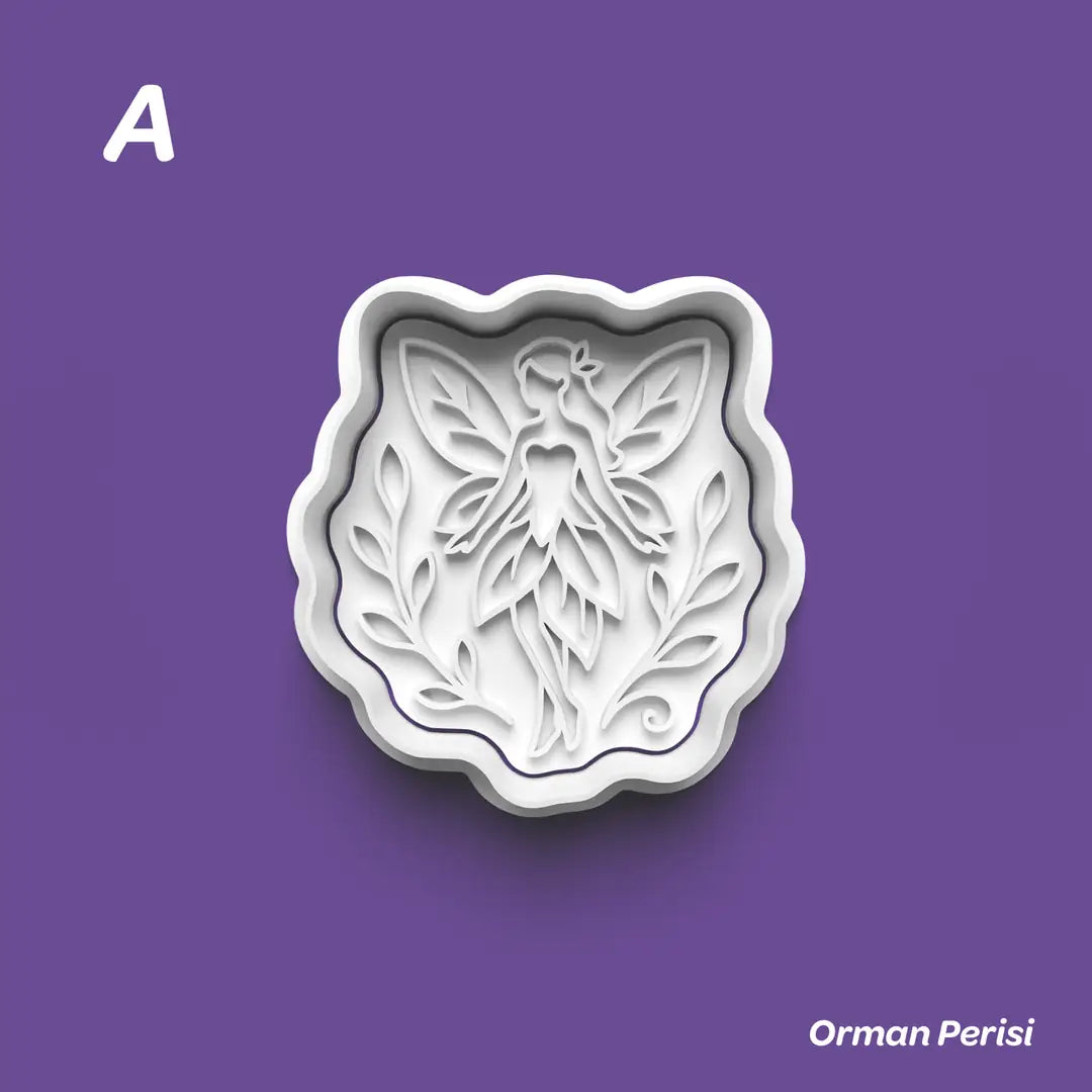 Orman Perisi - Kurabiye Kalıbı Damga ve Kesici Set