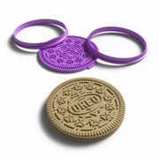 Oreo Bisküvi - Kurabiye Kalıbı Damga ve Kesici Set