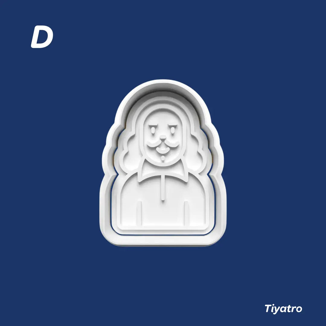Tiyatro - Kurabiye Kalıbı Damga ve Kesici Set