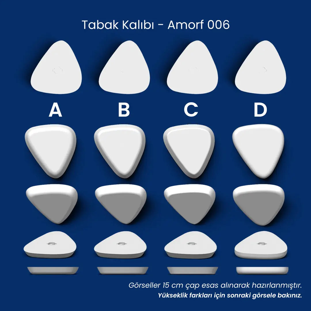 Tabak Kalıbı - Amorf 006