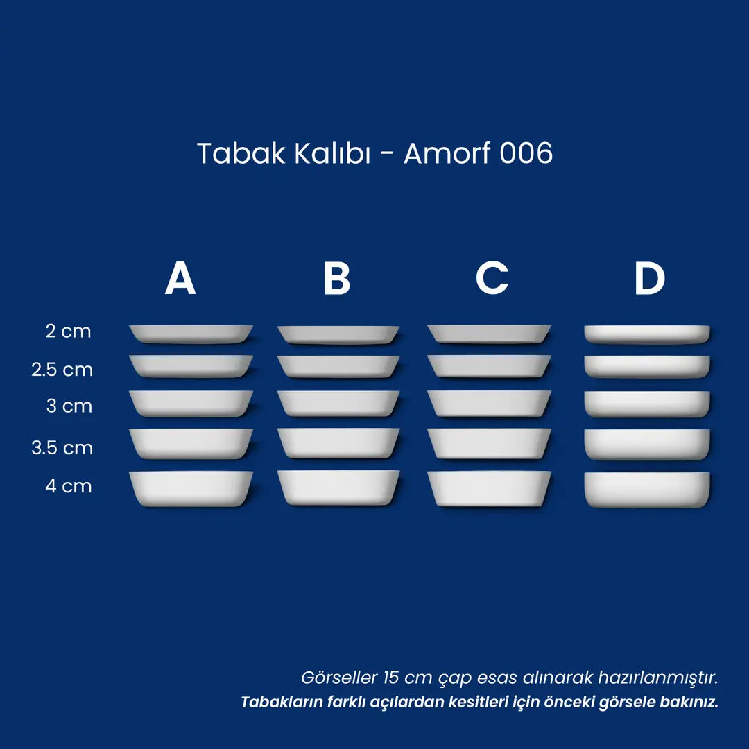 Tabak Kalıbı - Amorf 006