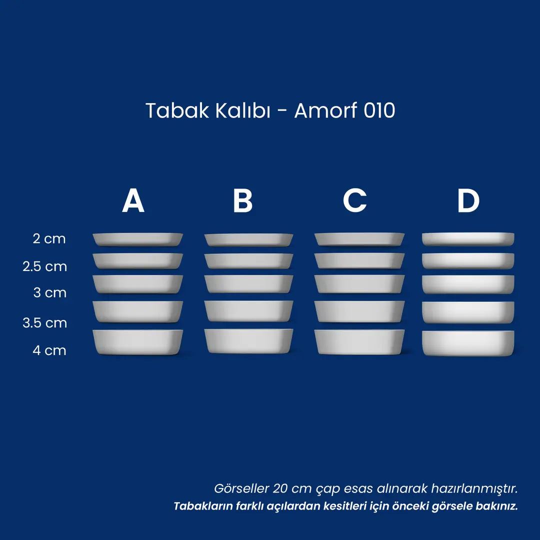 Tabak Kalıbı - Amorf 010